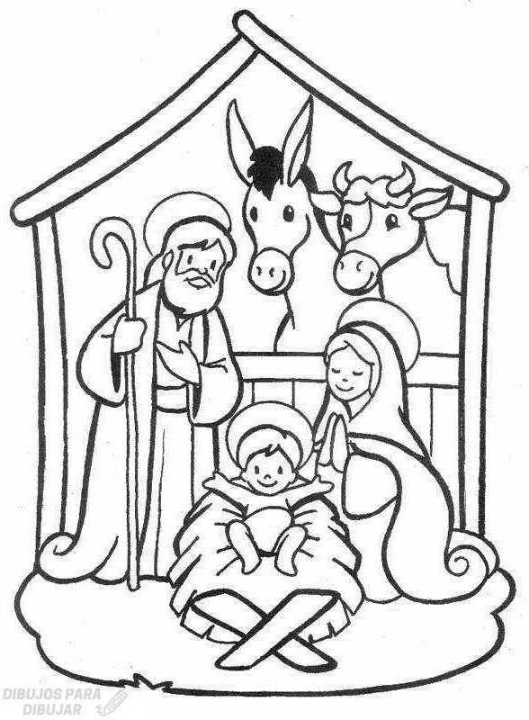 Dibujos De Nacimiento De Jesustop Para Esta Navidad