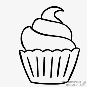 ᐈ Dibujos de CupcakesTOP 30Un delicioso boceto Dibujos para Colorear