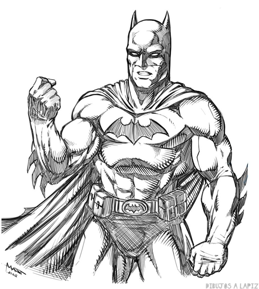 Originales Dibujos Batman De Para Colorear Facil Dibujos Para Colorear