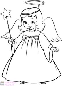angel dibujo