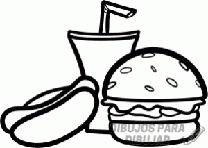 imagenes de comida para dibujar