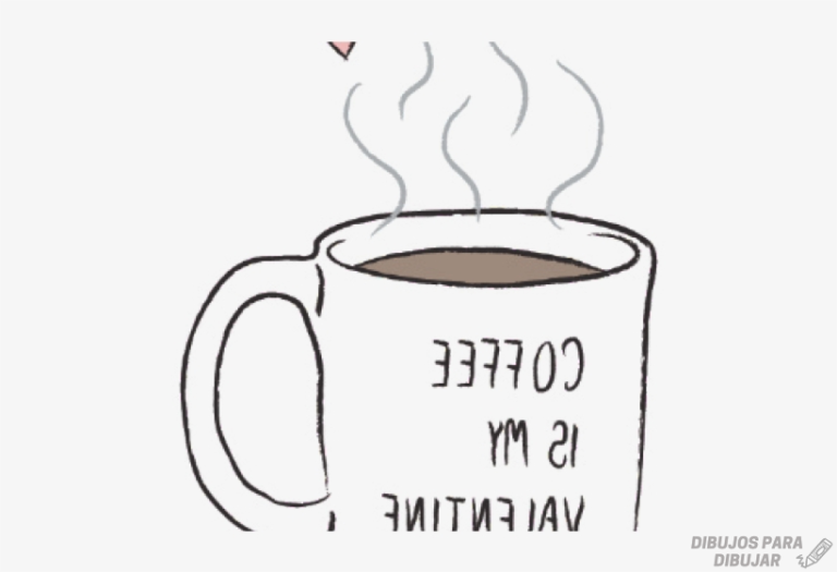 ᐈ Dibujos de Cafe【TOP 30】Un delicioso boceto Dibujos para Colorear