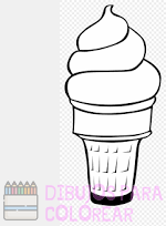 dibujar un helado