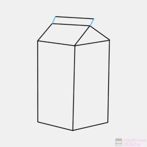dibujo de un litro de leche