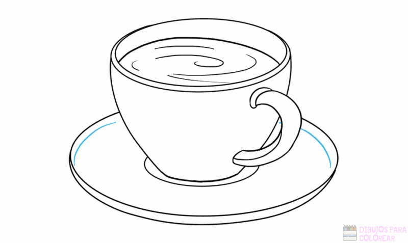 ᐈ Dibujos De Cafe【top 30】un Delicioso Boceto Dibujos Para Colorear 