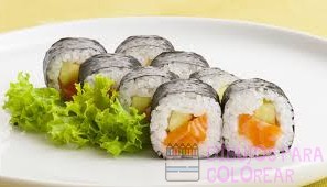 fotos de platos de sushi