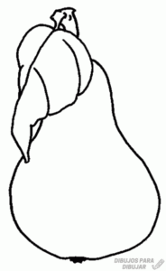 imagenes de peras para pintar 1