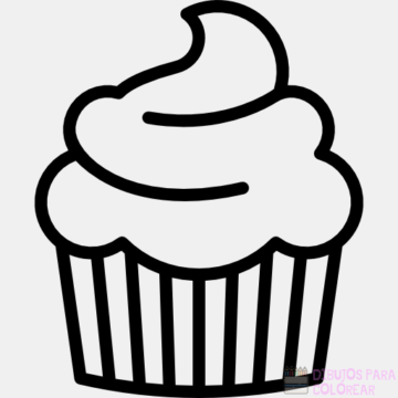 ᐈ Dibujos de CupcakesTOP 30Un delicioso boceto Dibujos para Colorear