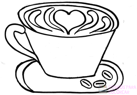  ᐈ Dibujos de Cafe【TOP  】Un delicioso boceto
