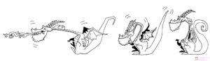 Dibujos de dragones a lapiz