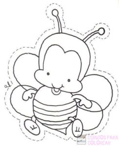abeja reina dibujo