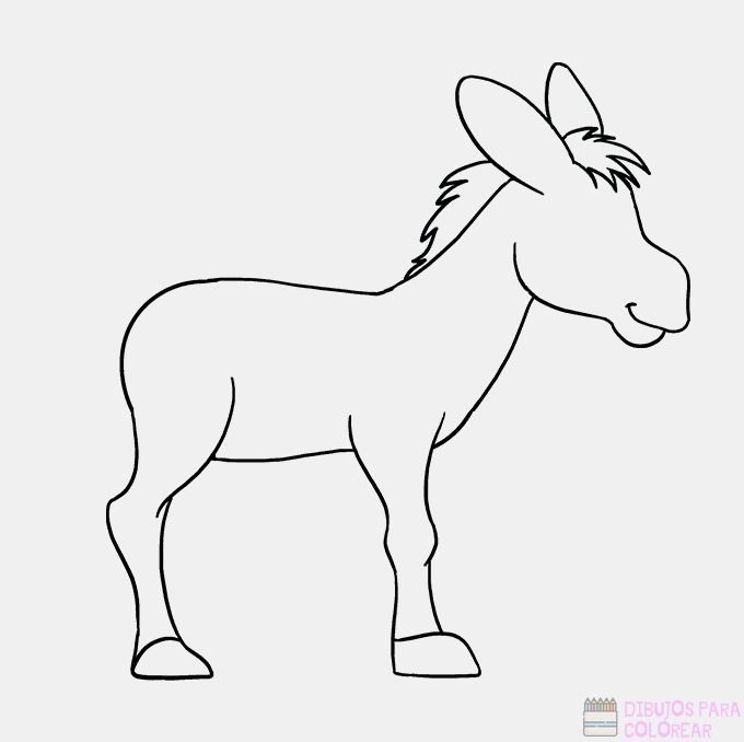 磊 Dibujos de burros【+250】Lindos y faciles