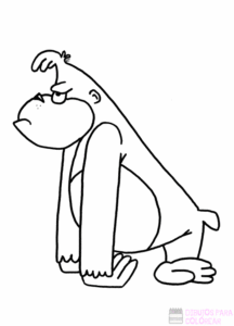 dibujos animados de gorilas