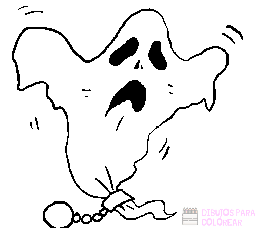 dibujos de fantasmas para colorear