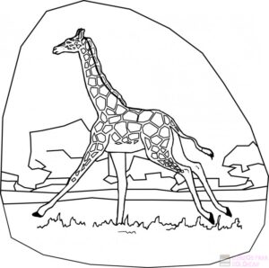 dibujos de jirafas infantiles