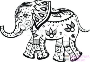 elefante caricatura