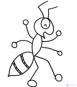 hormigas para dibujar faciles