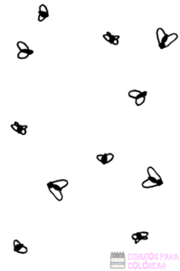 dibujo mosca infantil