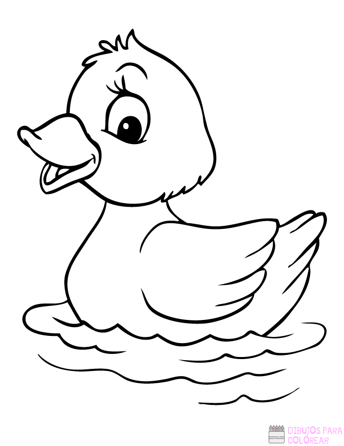 🥇【+2750】Los mejores dibujos de patos para colorear ⚡️