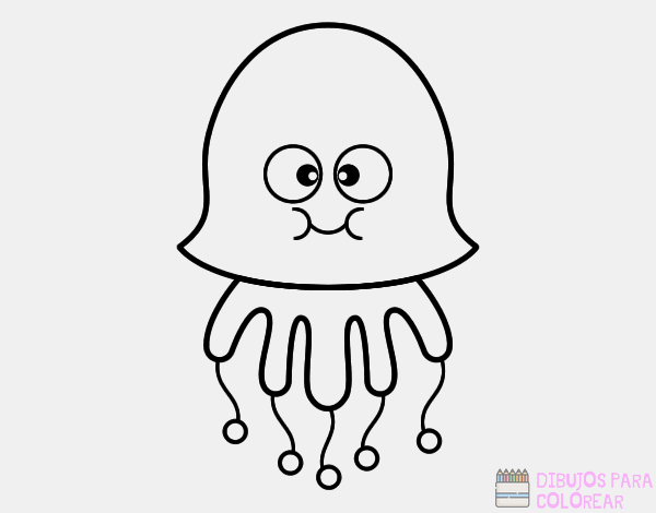 🥇【+2750】Los mejores dibujos de medusas para colorear ⚡️