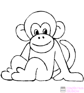 imagenes de monos para pintar 1