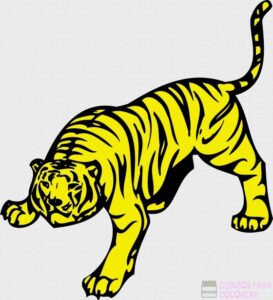 Un tigre en dibujo