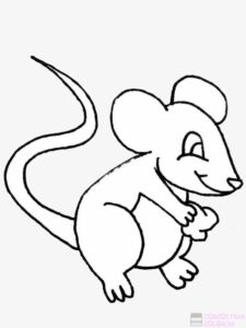 como dibujar un raton para ninos