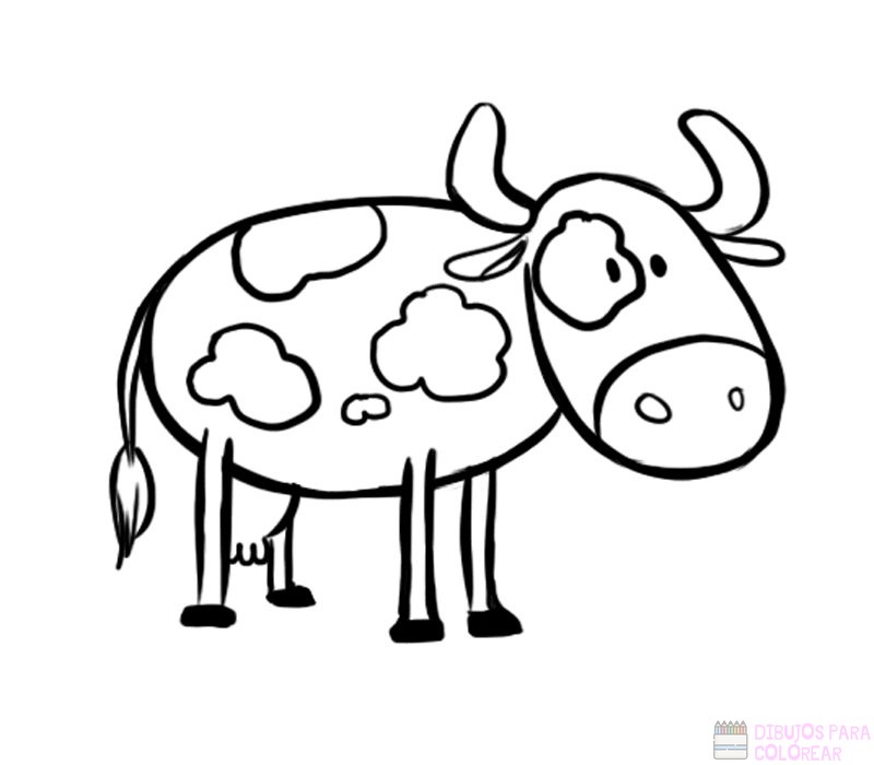 ????【+2750】Los mejores dibujos de Vacas para colorear ⚡️
