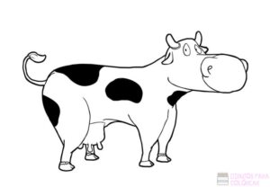 dibujar una vaca facil