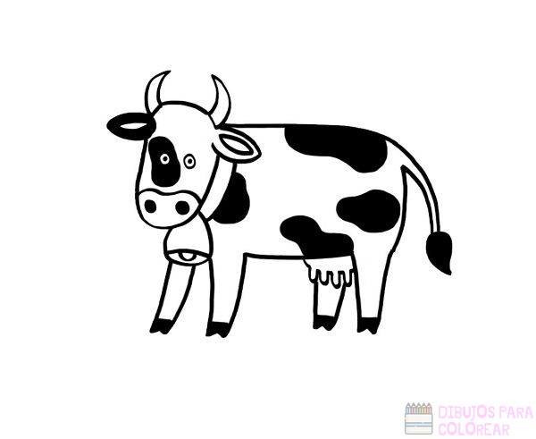 🥇【+2750】Los mejores dibujos de Vacas para colorear ⚡️