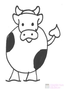 imagenes de una vaca para dibujar